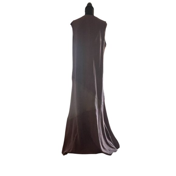 Vintage Spencer Alexis maxi dress & jacket rosette applique sz 12 USA lavender f - Picture 7 of 16